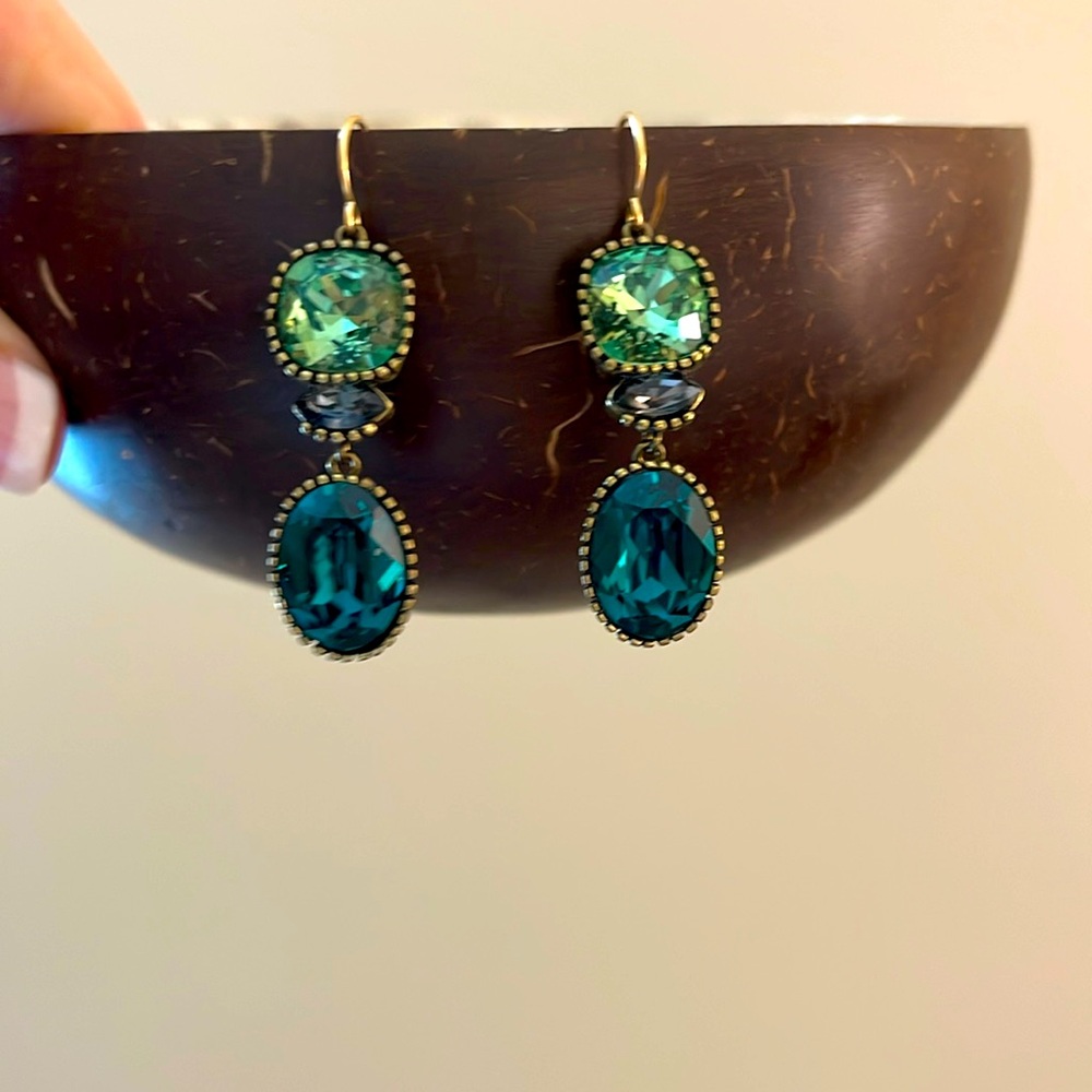 Silpada’s K&R blue/green Crystal earrings